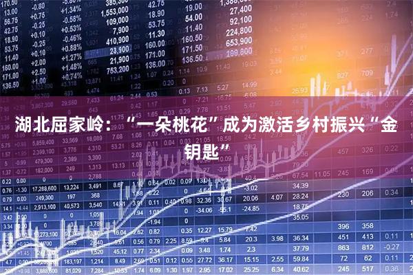 湖北屈家岭：“一朵桃花”成为激活乡村振兴“金钥匙”